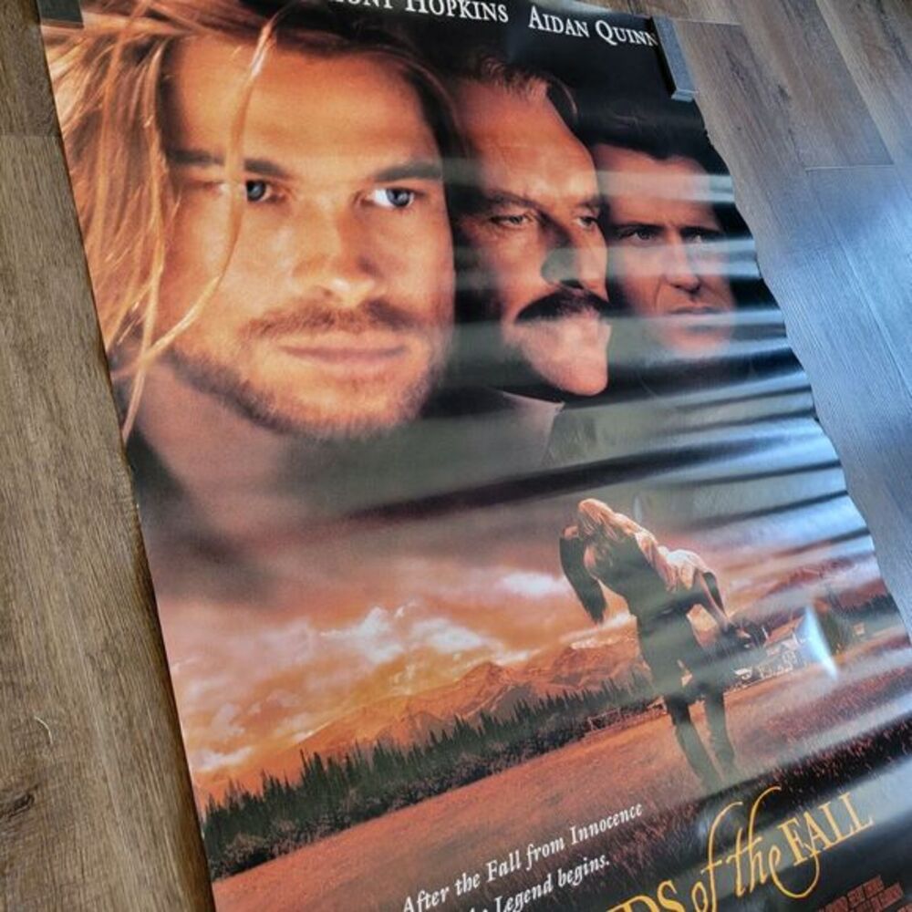 Legends of the Fall (1994) DVD VHS Movie Poster, Original, SS Rolled Brad Pitt - Picture 5 of 8